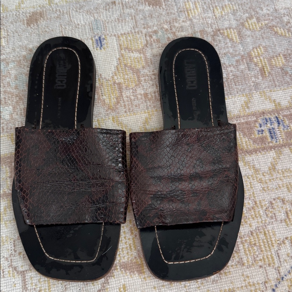 Labucq Shannie Rosewood Python Size 40
